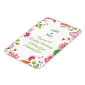 宗教的結婚10周年記念花 マグネット (左側)