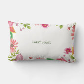 宗教的結婚10周年記念花 ランバークッション (裏面)