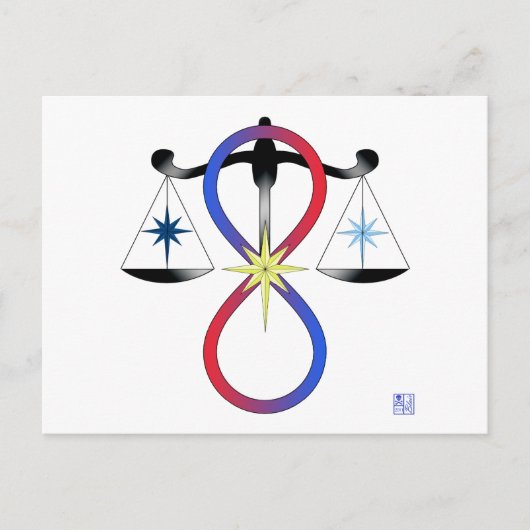 宗教的統一神の象徴霊異教の性 ポストカード (正面)