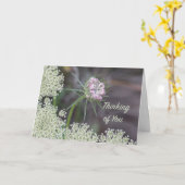 宗教的考えなアンヌ女王レース カード (黄色い花)