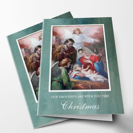 宗教的考えなクリスマス悔やみや弔慰 シーズンカード