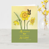 宗教的考えな聖なる書物、 経典恵み カード (黄色い花)