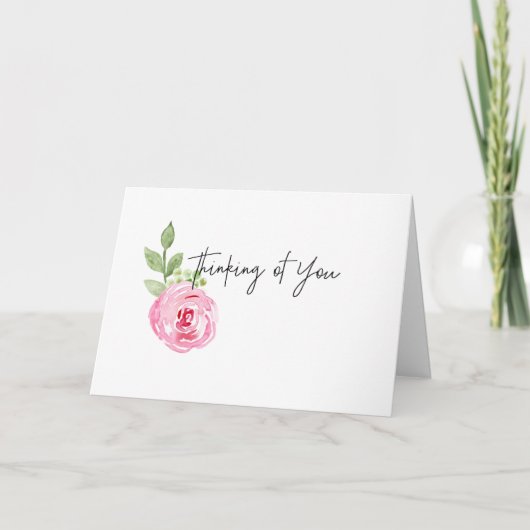 宗教的考えるなカードKJVの詩 サンキューカード (正面)