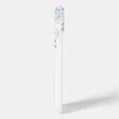 宗教的聖なる書物、 経典ピンク水色フローラ白 Case-Mate iPhoneケース (裏面 / 右)