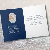 宗教的聖典 マドンナと子供 水彩画 シーズンカード