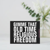 宗教的自由キリスト教はがき ポストカード (スタンド正面)