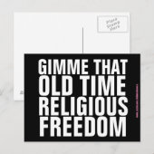 宗教的自由キリスト教はがき ポストカード (正面/裏面)