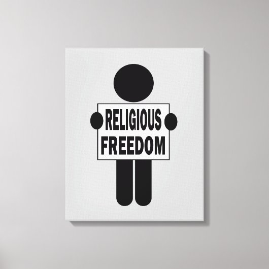 宗教的自由 キャンバスプリント (正面)