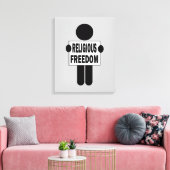 宗教的自由 キャンバスプリント (インサイチュ (リビング))