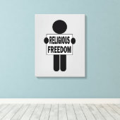 宗教的自由 キャンバスプリント (インサイチュ (ウッドフロア))