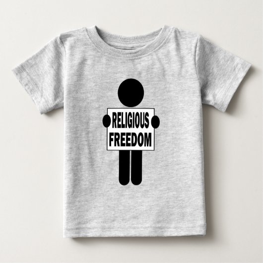 宗教的自由 ベビーTシャツ (正面)