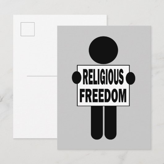 宗教的自由 ポストカード (正面/裏面)