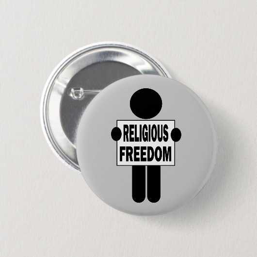 宗教的自由 缶バッジ (正面&裏面)