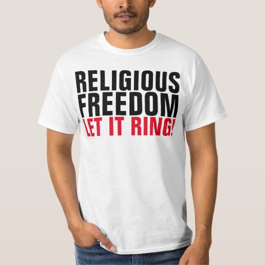 宗教的自由Tシャツ Tシャツ (正面)