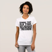 宗教的自由Tシャツ Tシャツ (正面フル)
