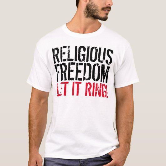 宗教的自由Tシャツ Tシャツ (正面)