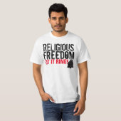 宗教的自由Tシャツ Tシャツ (正面フル)