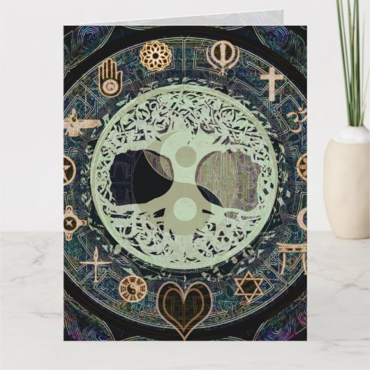 宗教的記号を使った陽の操作 カード (正面)