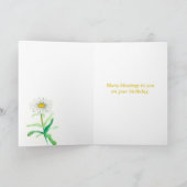 宗教的誕生日聖なる書物、 経典申命記の花 カード (内部)