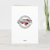 宗教的賛美ヴァージンマリーイエス誕生日 カード (裏面)