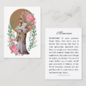 宗教的賛美ヴァージンマリーイエズラムバラ 名刺 (正面/裏面)