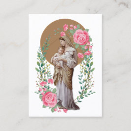 宗教的賛美ヴァージンマリーイエズラムバラ 名刺