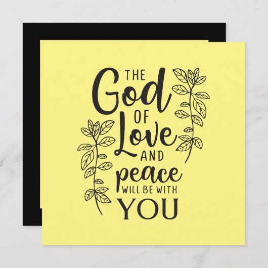 宗教的霊感の言葉の芸術 ノートカード (正面/裏面)