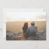 宗教的2フォトフジテリア結婚式招待状 セーブザデート (裏面)