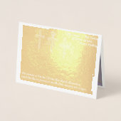 「宗教的」イースターカード/フォイルカード 箔カード (正面)