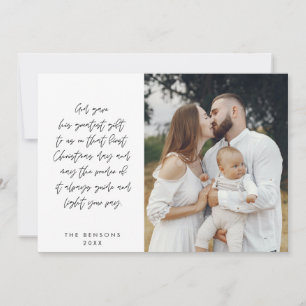 宗教的、メリークリスマス、クリスチャン家族の写真 シーズンカード