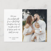 宗教的、メリークリスマス、クリスチャン家族の写真 ポストカード (正面)