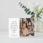 宗教的、メリークリスマス、クリスチャン家族の写真 ポストカード (スタンド正面)