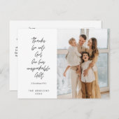 宗教的、メリークリスマス、クリスチャン家族の写真 ポストカード (正面/裏面)