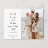 宗教的、メリークリスマス、クリスチャン家族の写真 ポストカード (正面)