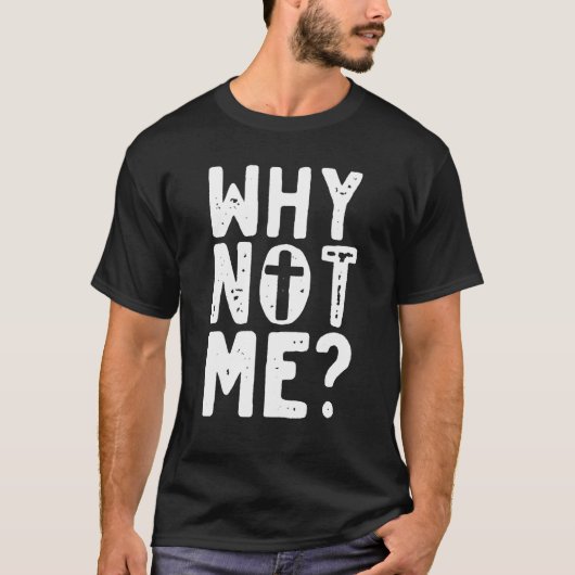 宗教的 – 十字架で私を避ける理由 Tシャツ (正面)