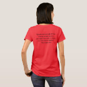 宗教的Tシャツ Tシャツ (裏面フル)