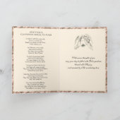 宗教祈りの言葉エンジェルズアドラーリングユーチャーリスト カード (内部)