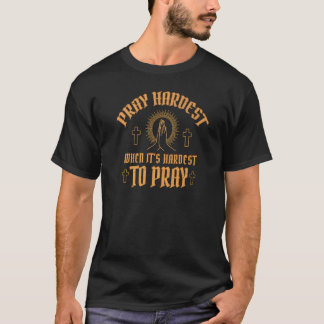 宗教祈を信じるのが最も難し祈い Tシャツ