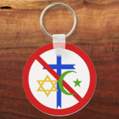 宗教禁止 キーホルダー (正面)