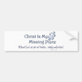 宗教私の行方不明の部分 バンパーステッカー