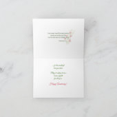 宗教第55結婚記念日の花 カード (内部)