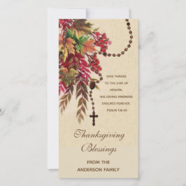 宗教紅葉ロザリーサンクスギビングホリデー