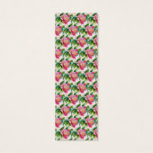 宗教素朴モダン聖書牡丹ピンクのブックマーク (裏面)