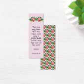 宗教素朴モダン聖書牡丹ピンクのブックマーク (デスク)