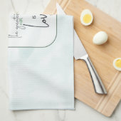 宗教結婚の命日の信仰が愛を願う キッチンタオル (四つ折り)