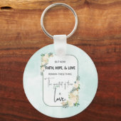 宗教結婚の命日の信仰が愛を願う キーホルダー (正面)