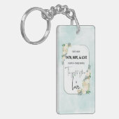 宗教結婚の命日の信仰が愛を願う キーホルダー (正面左)