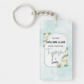 宗教結婚の命日の信仰が愛を願う キーホルダー (正面)
