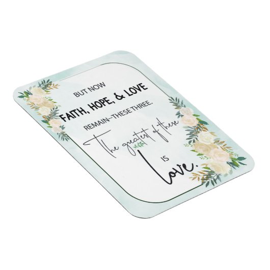 宗教結婚の命日の信仰が愛を願う マグネット (右側)