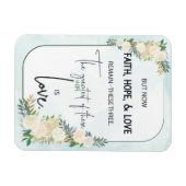 宗教結婚の命日の信仰が愛を願う マグネット (横)